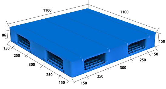 1111平板雙面塑料托盤